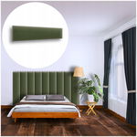 PANEL ŚCIENNY TAPICEROWANY NA ŚCIANĘ MAGIC VELVET KHAKI 100X20 20X100