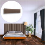 PANEL ŚCIENNY TAPICEROWANY NA ŚCIANĘ MAGIC VELVET BRĄZOWY 100X20 20X100