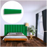 PANEL ŚCIENNY TAPICEROWANY NA ŚCIANĘ MAGIC VELVET ZIELONY 100X20 20X100