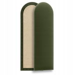 PANELE TAPICEROWANE ŚCIENNE 20X80 PŁOTEK NA ŚCIANĘ WELUR KHAKI 20 X 80