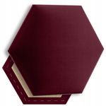 PANELE ŚCIENNE TAPICEROWANE 40X35 35 X 40 H20 WELUR BORDOWY PLASTER MIODU