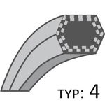 Pasek Husqvarna napęd noży CT135;CTH151 kevlar /12,7x2711/ A-180217