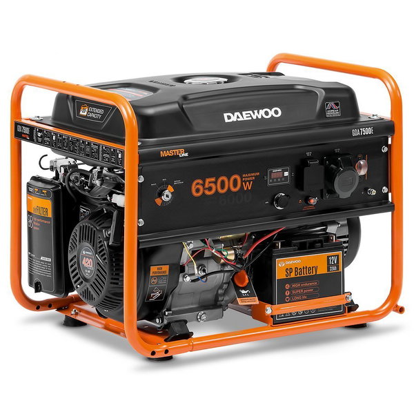 DAEWOO GDA 7500E AGREGAT GENERATOR PRĄDOTWÓRCZY Z ROZRUSZNIKIEM 6,5kW