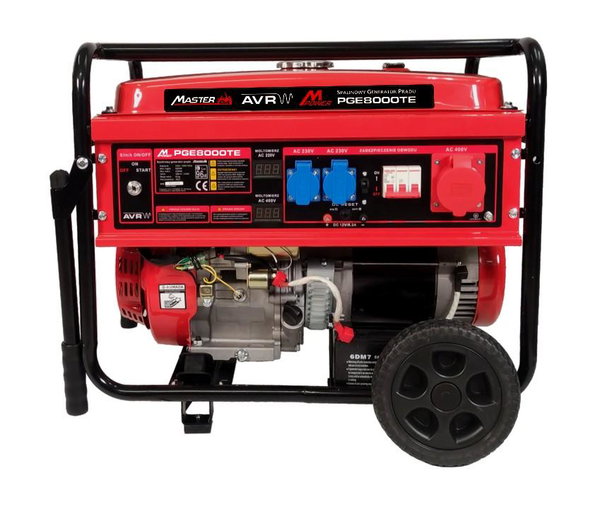 MASTERCUT PGE8000TE AGREGAT PRĄDOTWÓRCZY GENERATOR PRĄDU 6,5KW 18KM ESTART