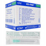 KD Medical - Fine Sterylne Igły iniekcyjne 21G 0,80 x 25 mm 100 szt.