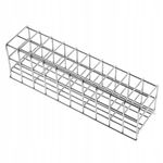 Statyw stojak do probówek druciany nierdzewny fi19 2x10 stal nierdzewna