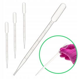 Pipeta Pasteura pipetka LDPE elastyczna poj. 5 ml skalowana 100 sztuk