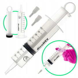 Strzykawka cewnikowa Janeta Żaneta jednorazowa 3 elem. 100ml sterylna 5 szt