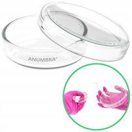 Szalka Petriego szklana płytka ANUMBRA 100x10 mm autoklawowalna 2-częściowa