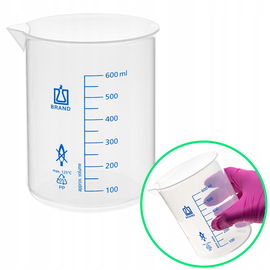 BRAND Zlewka PP Niska forma Pojemność 600 ml Wysokość 127 mm Śr. 100 mm