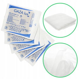 GAZA lux Gaza opatrunkowa bawełniana 1m2 kopertowa niesterylna 13N gazik