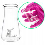 Kolba Erlenmeyera szklana boro 3.3 poj. 25 ml szeroka szyjka GLASSCO