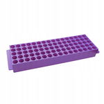 Statyw stojak plastikowy mocny na mikroprobówki wirówkowe 80 x 1.5ml/2 ml