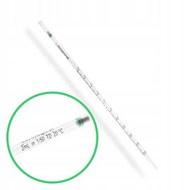 Pipeta serologiczna wielomiarowa z PS 2 ml ze skalą i filtrem sterylna x5
