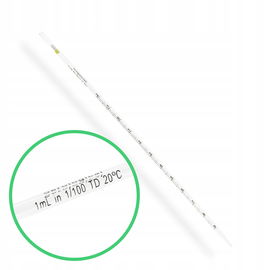 Pipeta serologiczna wielomiarowa z PS 1 ml ze skalą i filtrem sterylna x50