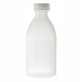 Butelka plastikowa laboratoryjna LDPE 1000ml z nakrętką GL 28 wąska szyjka