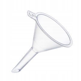 Lejek laboratoryjny analityczny z polipropylenu PP śr. 40 mm kąt 60 stopni