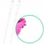 Pipeta pipetka plastikowa Pasteura zakraplacz dozownik 2ML 100 szt.