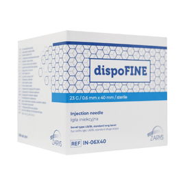 Sterylne Igły iniekcyjne DispoFine 0,6x40 mm 23G sterylne 100 szt.