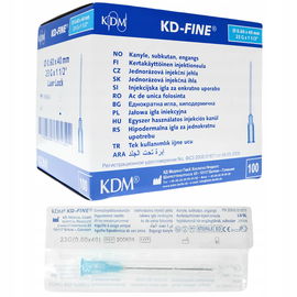 KD Medical - Fine Sterylne Igły iniekcyjne 23G 0,60 x 40 mm 100 szt.