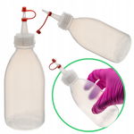 Butelka z kroplomierzem dozownik zakraplacz z miękkiego LDPE zatyczka 250ml