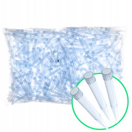 KOŃCÓWKI TIPSY PIPET AUTOMATYCZNYCH 1000UL NIEBIESKIE 1000szt