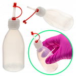 Butelka z kroplomierzem dozownik zakraplacz z miękkiego LDPE zatyczka 100ml