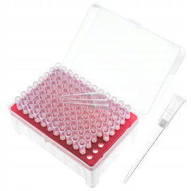 Końcówki PP z filtrem o poj. 1-100ml do pipet automatycznych 96 szt.