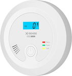 X-Sense CO03B INTELIGENTNY Alarm detektor tlenku węgla CO, WYŚWIETLACZ LCD!