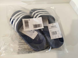 Adidas Adilette Aqua Klapki Granatowe Unisex Basen Plaża Szpital 39