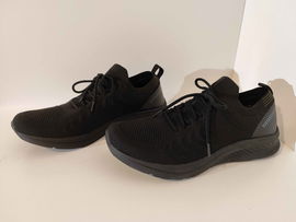 Sprandi Sneakersy Niskie Czarne Buty Męskie Memory Foam Sznurowane 42