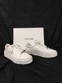 Calvin Klein Sneakersy Flatform C Lace Up  Mono Mix Buty Białe Damskie 39