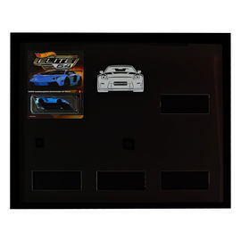 Ramka półka pleksi do Hot Wheels ELITE64 5 modeli kolekcjonerskich blistry