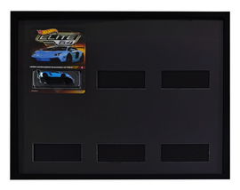 Ramka półka pleksi do Hot Wheels ELITE64 6 modeli kolekcjonerskich blistry