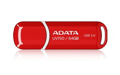 Pendrive Adata UV150 64GB USB 3.2 Gen1 czerwony Red do 100/MB/s