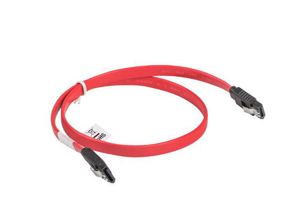Kabel SATA Lanberg SATA-III DATA 50cm metalowe zatrzaski