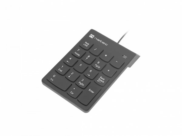 Klawiatura numeryczna Natec Goby 2 NKL-2022 18 klawiszy czarna USB