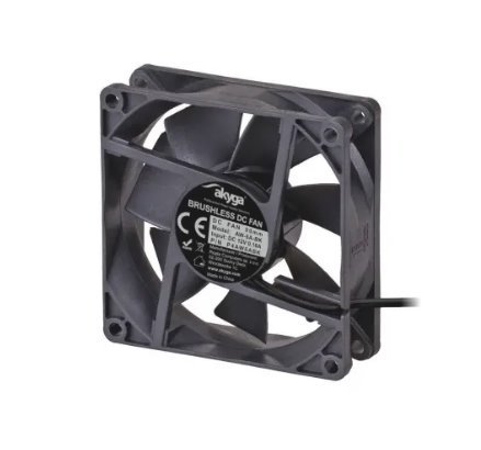 Wentylator systemowy Akyga AW-8A-BK 80mm Molex/3-pin