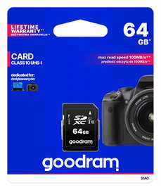 Karta pamięci SDXC Goodram S1A0 64GB