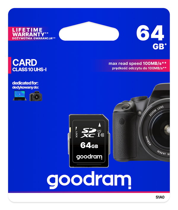 Karta pamięci SDXC Goodram S1A0 64GB