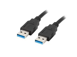 Kabel przewód USB 3.0  Lanberg CA-USBA-30CU-0005-BK AM-AM 50 cm