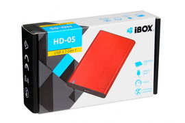 Obudowa zewnętrzna na dysk 2,5" SSD HDD iBox HD-05 czerwona Red USB3.0