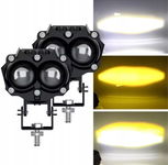 REFLEKTOR LED MOTOCYKLOWY IP67 WODOODPORNY 100 W DO MOTOCYKLA SUV ATV UTV