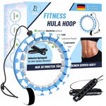 Smart Fitness Hula Hoop na odchudzanie + skakanka niebieski