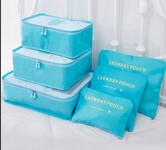 Organizer Aptel 30 x 40 x 12 cm niebieski/czarny