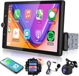 RADIO SAMOCHODOWE 1 DIN 10,4" Wireless Apple CarPlay/Android Auto Bluetooth