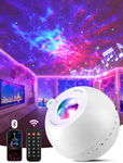 Projektor gwiazd planetarium lampa led nocna usb 15 projekcji bluetooth