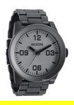 Nixon The Corporal SS zegarek męski bransoleta stalowa Szary/Stal Ø48 mm