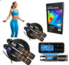 SKAKANKA PROFESJONALNA Z LICZNIKIEM LCD REGULOWANA STALOWA ŁOŻYSKA MOCNA !