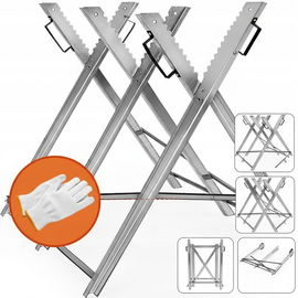 STOJAK KOZIOŁ KOZIOŁEK SKŁADANY METALOWY DO CIĘCIA DREWNA PROFESJONALNY !